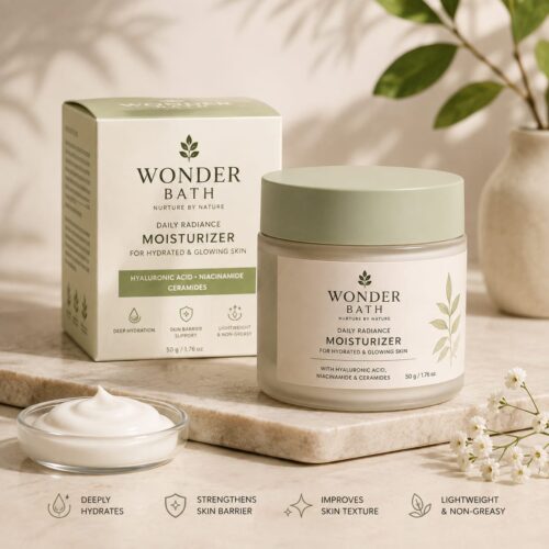 Wonder Bath Daily Radiance Moisturizer | Deep Hydration Face Cream Wonder Bath Daily Radiance Moisturizer | Deep Hydration Face Cream